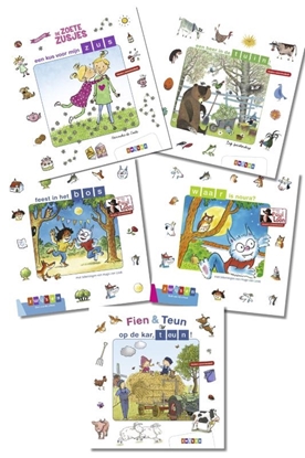 Afbeeldingen van Kleuters samenleesboeken Pakket 2 kleuters samenleesboeken (5 titels)