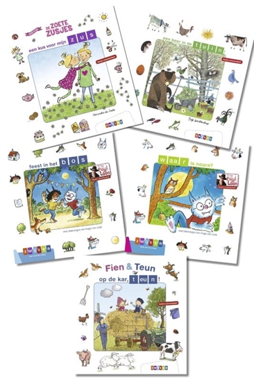 Afbeelding van Kleuters samenleesboeken Pakket 2 kleuters samenleesboeken (5 titels)