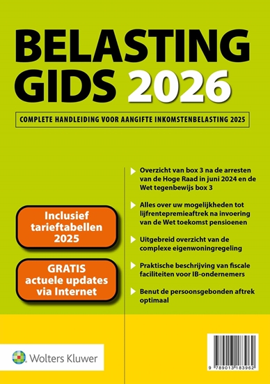 Afbeelding van Belastinggids 2026