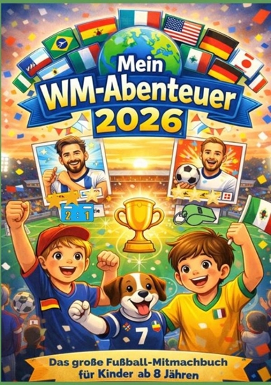 Afbeelding van Mein WM-Abenteuer 2026“ – Das große Fußball-Mitmachbuch für Kinder ab 8 Jahren