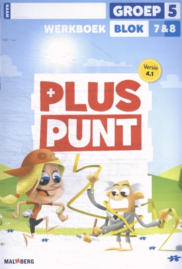 Afbeelding van Pluspunt 4.1 blok 7 + 8 groep 5 werkboek