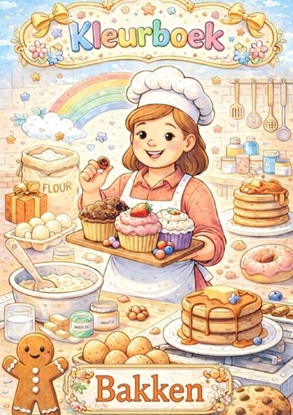 Afbeeldingen van Kleurboek, Bakken