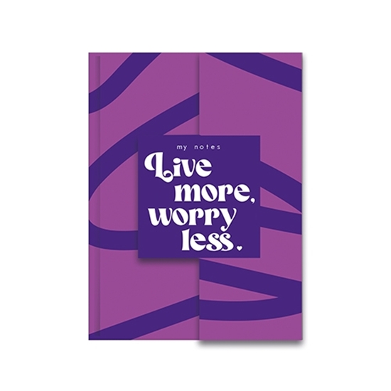 Afbeelding van My notes - Live more, worry less.