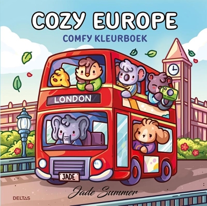 Afbeeldingen van Cozy Europe - Comfy kleurboek Jade Summer