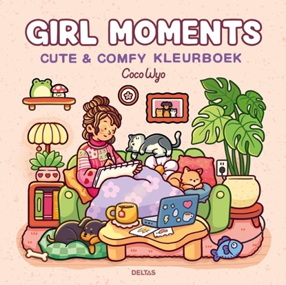 Afbeeldingen van Girl Moments Cute & Comfy kleurboek Coco Wyo