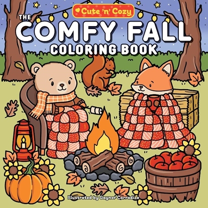 Afbeeldingen van Cute and Cozy The Comfy Fall Coloring Book