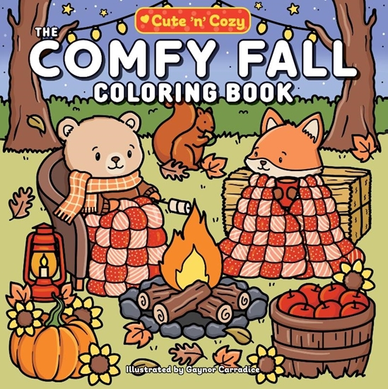 Afbeelding van Cute and Cozy The Comfy Fall Coloring Book