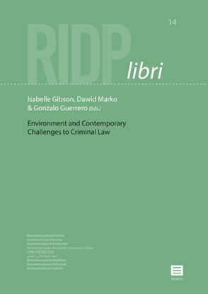 Afbeeldingen van RIDP libri Environment and Contemporary Challenges to Criminal Law