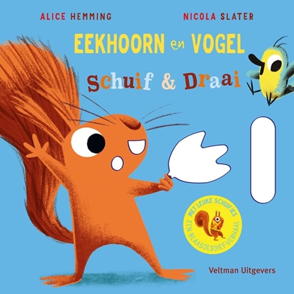 Afbeeldingen van Eekhoorn en Vogel - schuif & draai