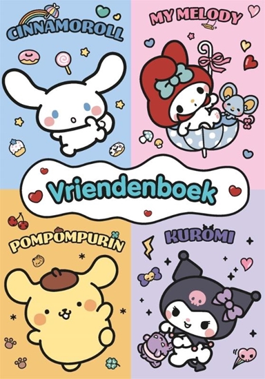Afbeelding van Hello Kitty & friends Cinnamoroll & vriendjes - vriendenboekje