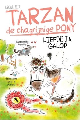 Afbeeldingen van Tarzan, de chagrijnige pony Liefde in galop