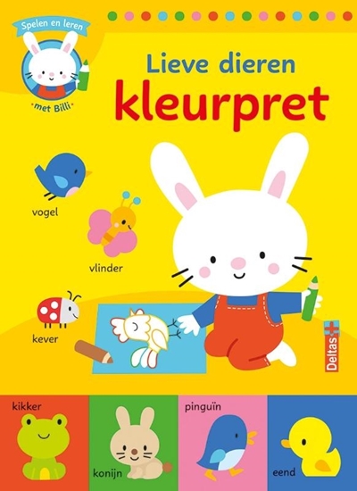 Afbeelding van Spelen en leren met Billi Lieve dieren kleurpret
