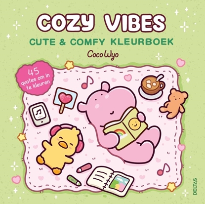 Afbeeldingen van Cozy Vibes Cute & Comfy kleurboek Coco Wyo