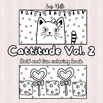 Afbeeldingen van Cozy Cats Vol. 2 coloring book