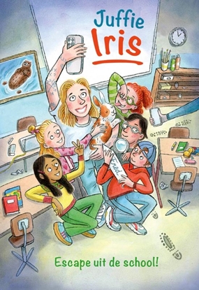 Afbeeldingen van Juffie Iris Escape uit de school!