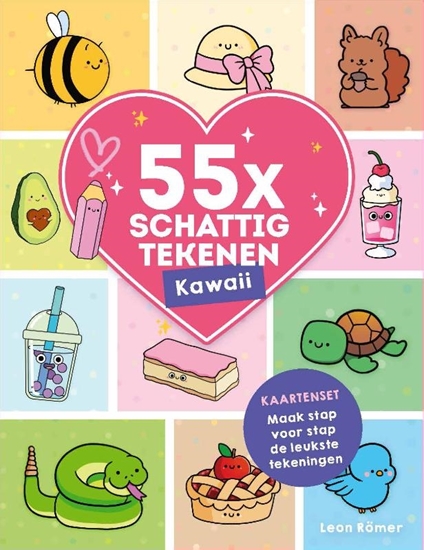Afbeelding van Schattig tekenen 55x schattig tekenen Kawaii