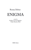 Afbeelding van Ronny Delrue. Enigma