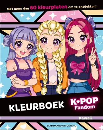 Afbeeldingen van KPop K-Pop fandom kleurboek