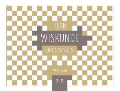 Afbeeldingen van KERN Wiskunde vmbo-basis 3 deel B oplossingenboek