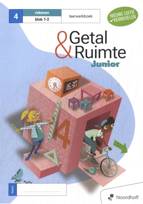 Afbeeldingen van Getal & Ruimte Junior groep 4 blok 1-2 leerwerkboek