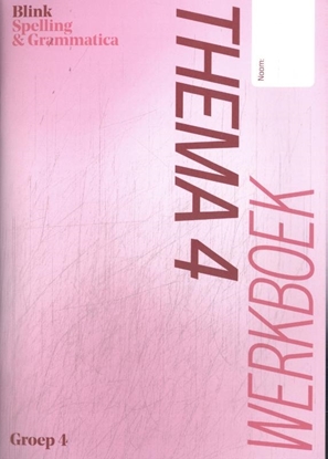 Afbeeldingen van Blink Spelling & grammatica Thema 4 groep 4 werkboek