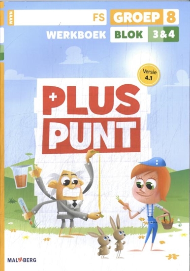 Afbeelding van Pluspunt 4.1 FS groep 8 blok 3+4 werkboek