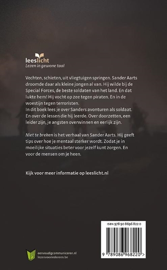 Afbeelding van Leeslicht Niet te breken; in makkelijke taal
