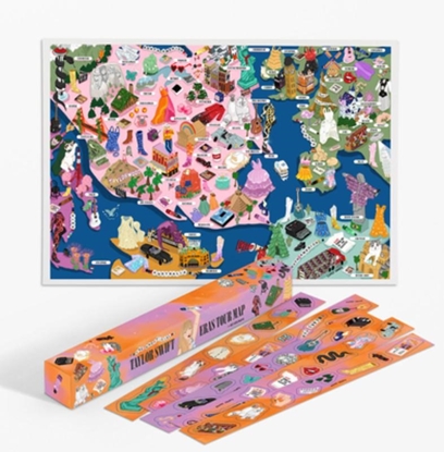 Afbeeldingen van The Unofficial Taylor Swift Eras Tour Map