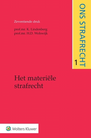 Afbeelding van Het materiële strafrecht