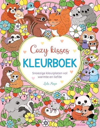 Afbeeldingen van Cozy kisses kleurboek
