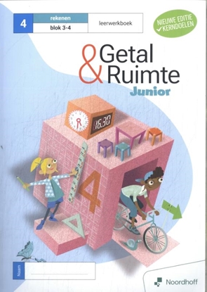 Afbeeldingen van Getal & Ruimte Junior groep 4 blok 3-4 Leerwerkboek