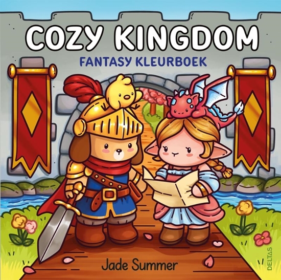 Afbeelding van Cozy Kingdom - Fantasy kleurboek Jade Summer