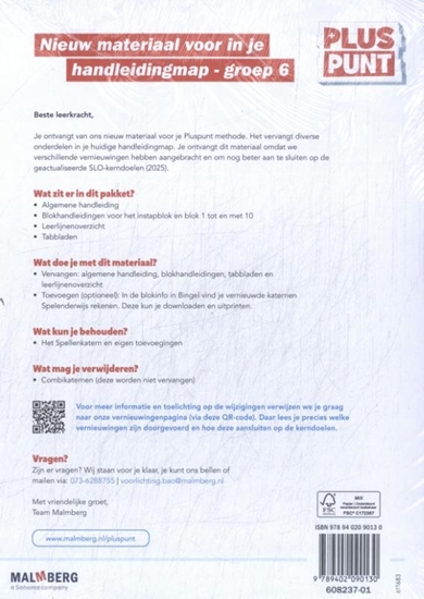 Afbeelding van Pluspunt groep 6 Handleidingmap