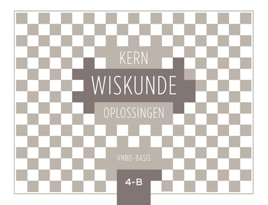 Afbeelding van KERN Wiskunde vmbo-basis 4-B oplossingenboek