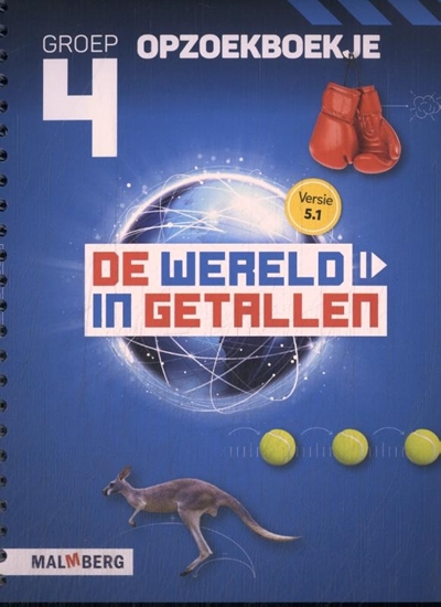 Afbeelding van De wereld in getallen groep 4 Opzoekboekje
