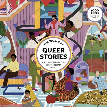 Afbeeldingen van The World of Queer Stories 1000 Piece Puzzle: Celebrating LGBTQ+ Literary Icons