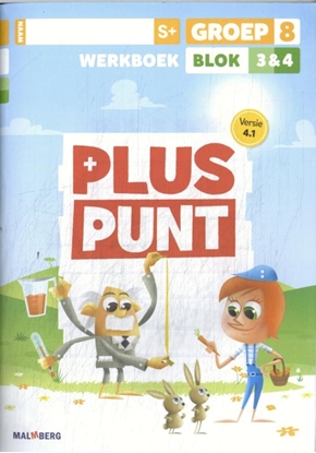 Afbeeldingen van Pluspunt 4.1 blok 3 + 4 S+ groep 8 werkboek