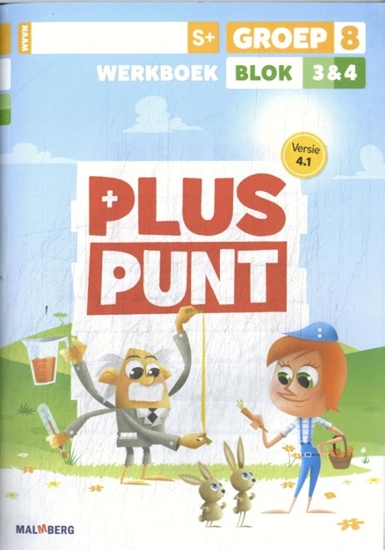 Afbeelding van Pluspunt 4.1 blok 3 + 4 S+ groep 8 werkboek