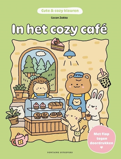 Afbeelding van Cute & cozy kleuren In het cozy café