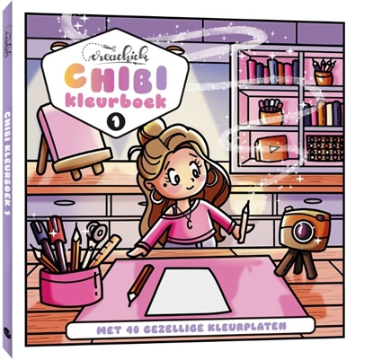 Afbeeldingen van CreaChick Chibikleurboek 1