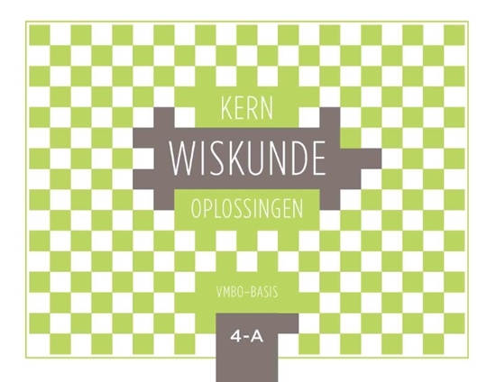 Afbeelding van KERN Wiskunde vmbo-basis 4 A Oplossingen