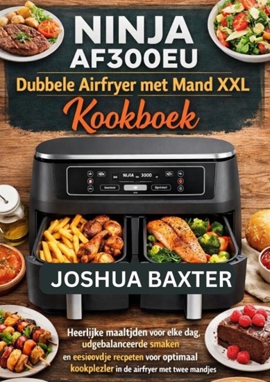 Afbeelding van NINJA AF300EU Dubbele Airfryer met Mand XXL Kookboek