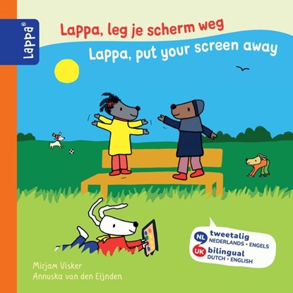 Afbeeldingen van Lappa® meertalige prentenboeken Lappa, leg je scherm weg - Lappa, put your screen away (NL-UK)