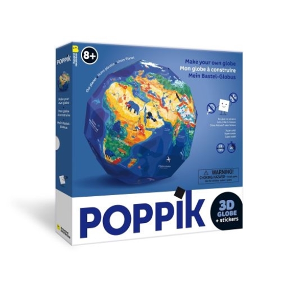 Afbeelding van De aarde - 3D wereldbol inclusief stickers