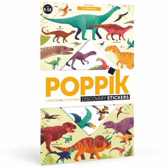 Afbeelding van Dinosaurussen - 32 herbruikbare stickers