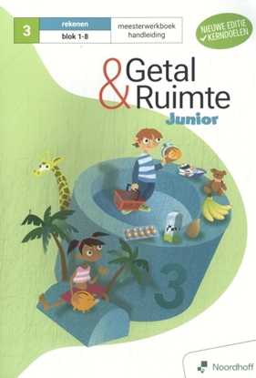 Afbeeldingen van Getal & Ruimte Junior 3.0 groep 3 blok 1-8 rekenen Handleiding meesterwerk