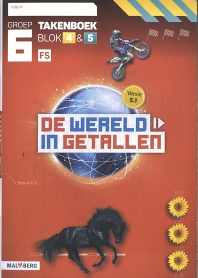 Afbeelding van De wereld in getallen 5.1 groep 6 blok 4 & 5 FS Takenboek