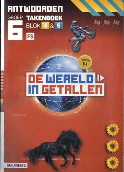 Afbeelding van De wereld in getallen 5.1 groep 6 blok 4 & 5 FS Antwoordenboek