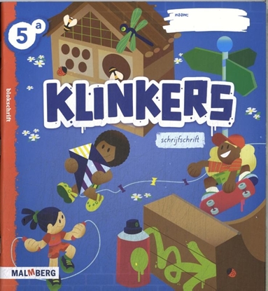 Afbeeldingen van Klinkers groep 5 blokschrift Schrijfschrift A