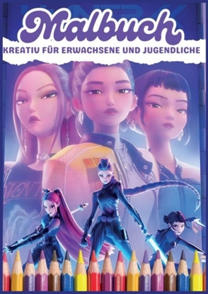 Afbeeldingen van Kpop Demon Hunters Malbuch